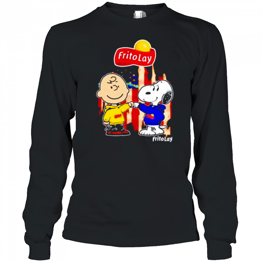 Frito Lay Charlie Brown and Snoopy shirt Long Sleeved