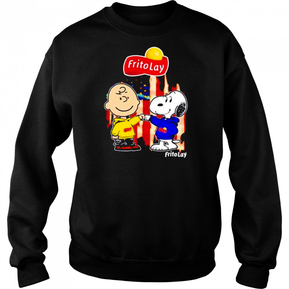 Frito Lay Charlie Brown and Snoopy shirt Hoodie