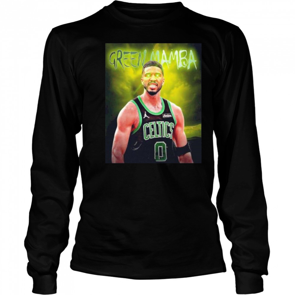 Green Mamba Jayson Tatum Boston Celtics shirt Long Sleeved