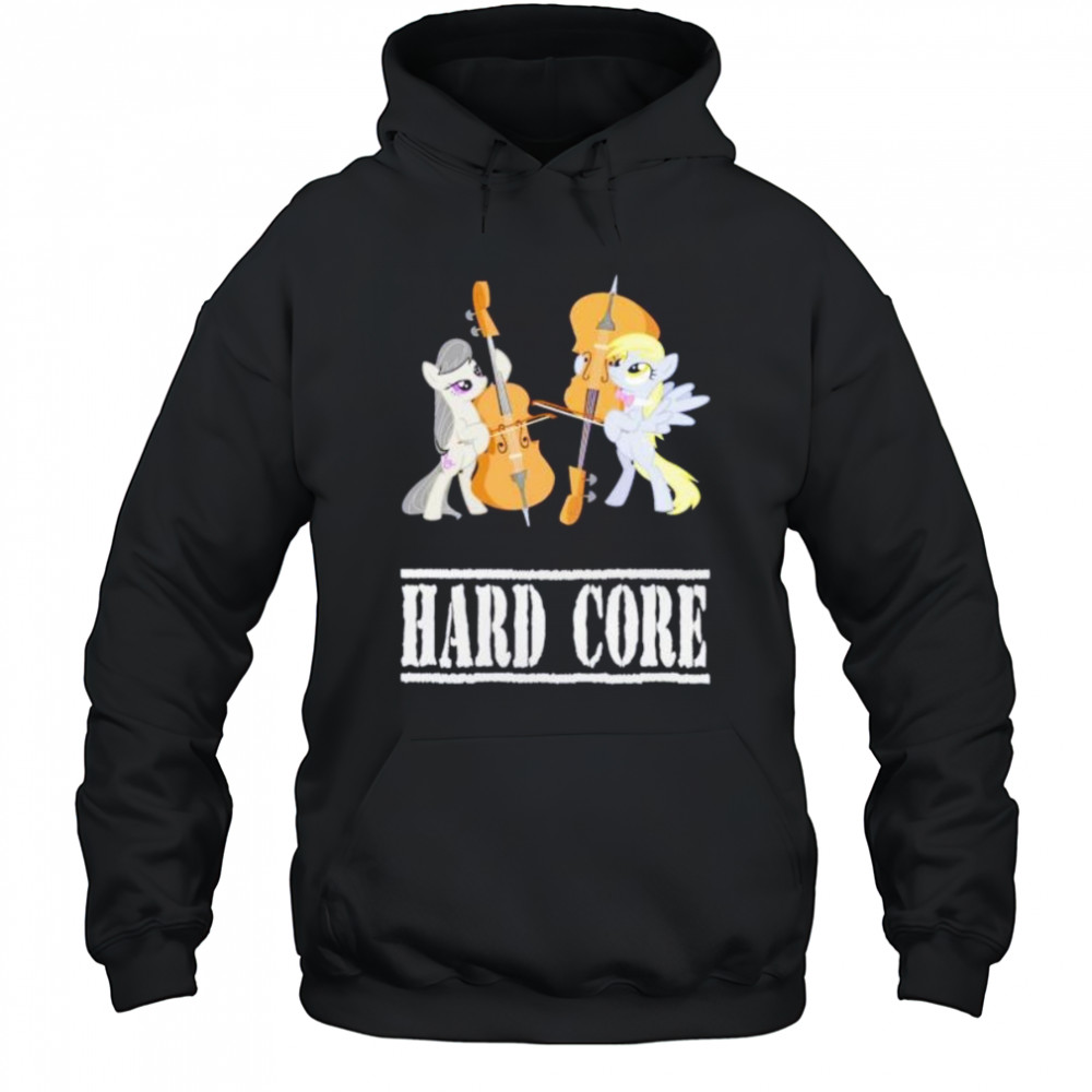 Hard core unicorn shirt Hoodie