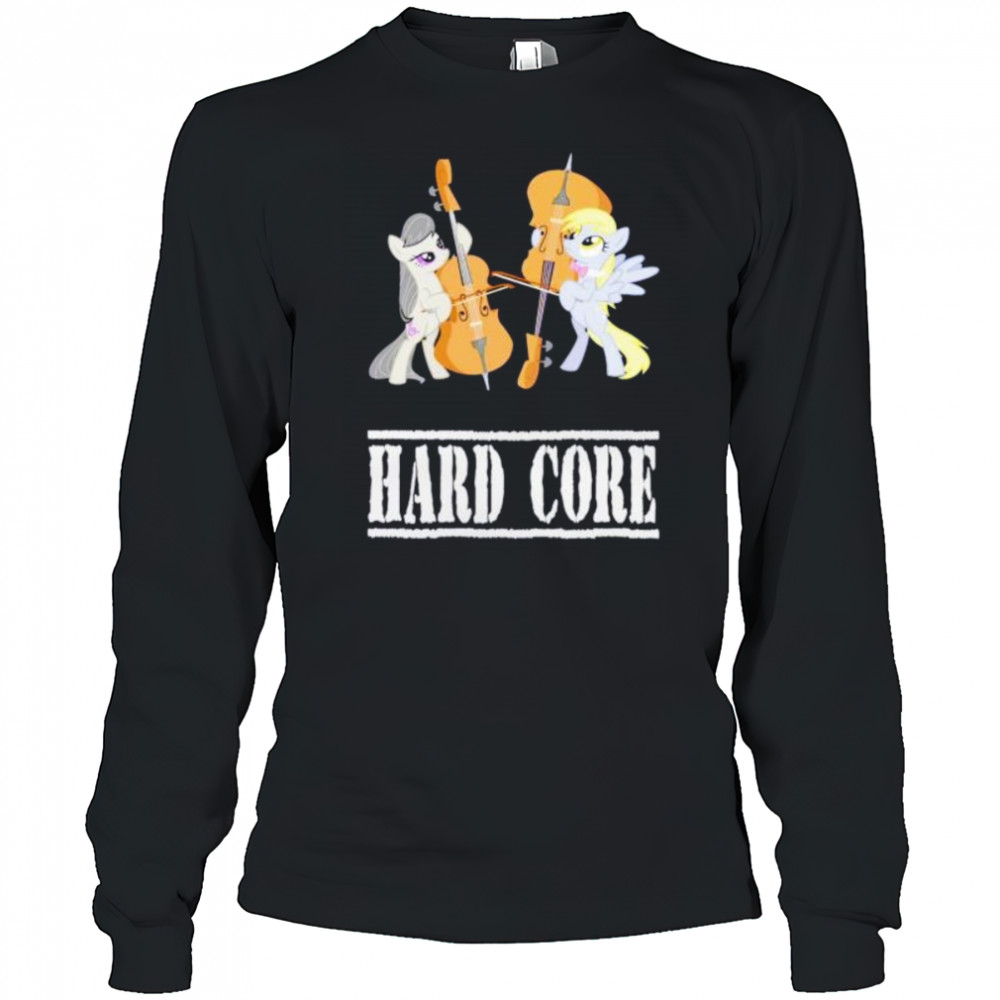 Hard core unicorn shirt Long Sleeved