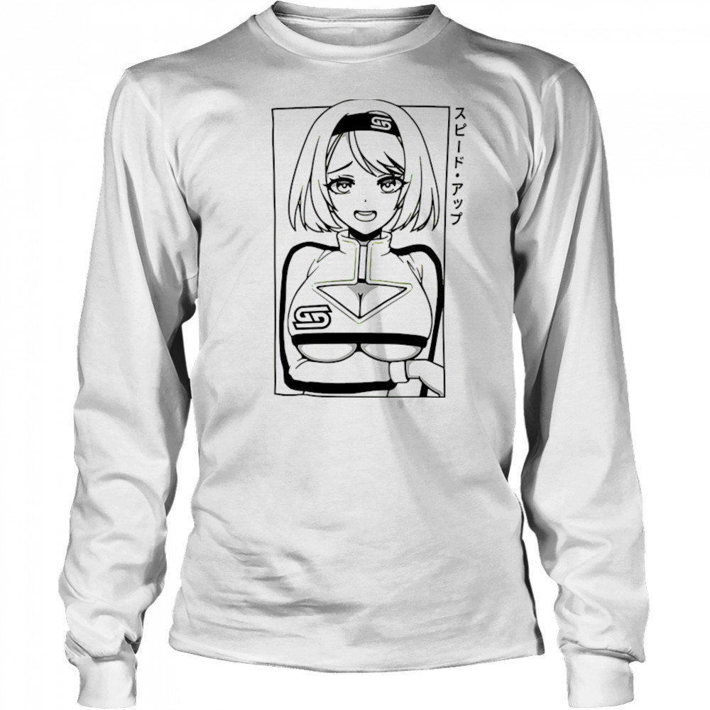 Heart Racer Waifu T-shirt Long Sleeved