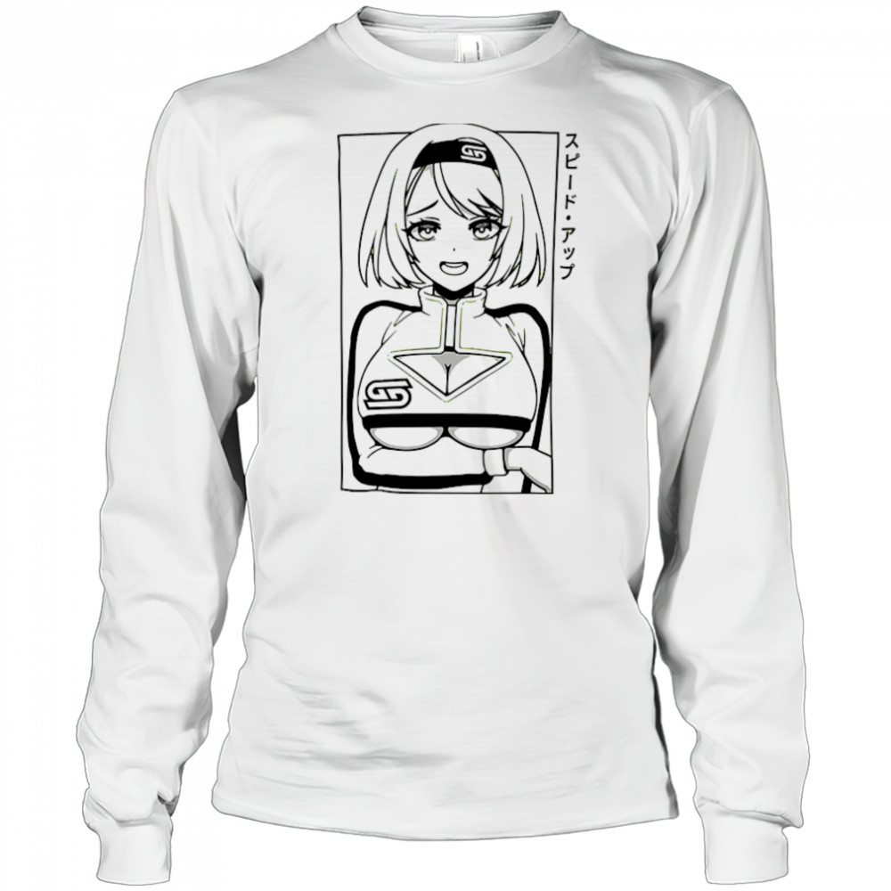 Heart Racer Waifu T-shirt Long Sleeved