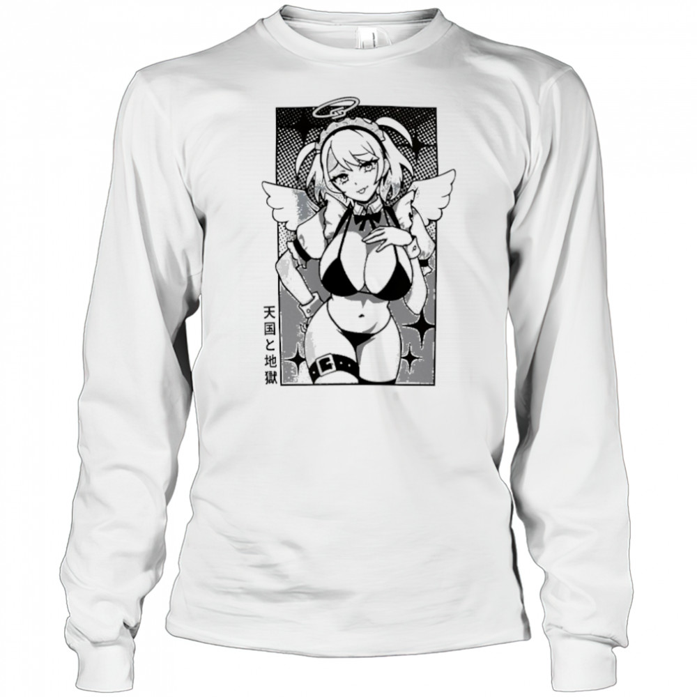 Heaven And Hell Waifu T-shirt Long Sleeved