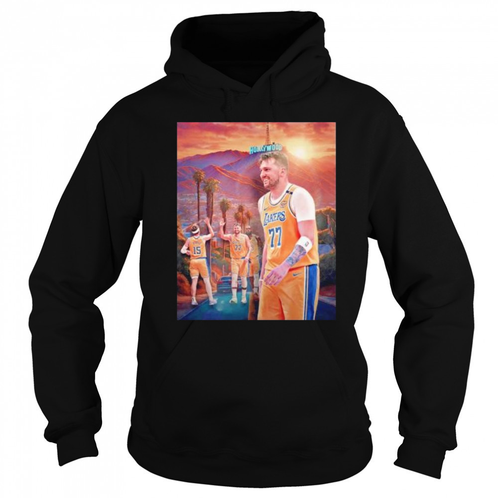 Hollywood Luka Doncic LA Lakers biggest trade in NBA history shirt Sweatshirt