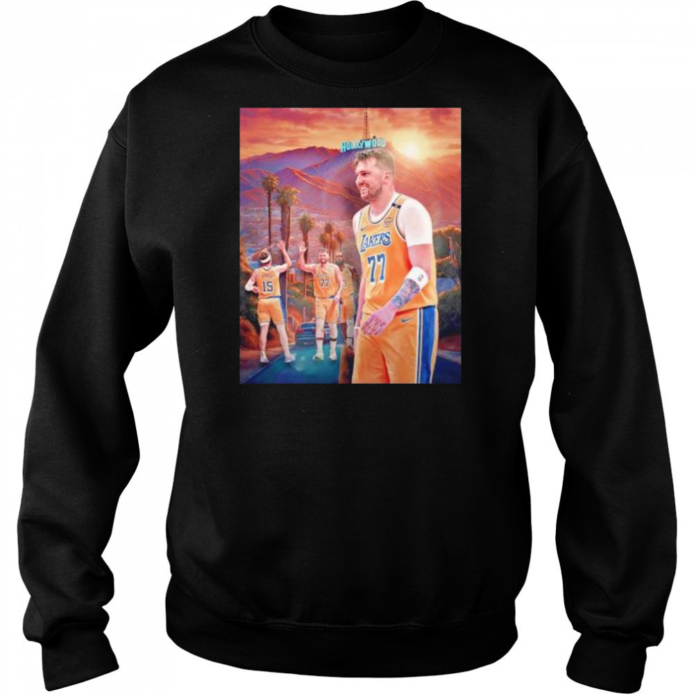 Hollywood Luka Doncic LA Lakers biggest trade in NBA history shirt Hoodie