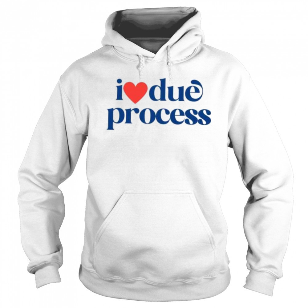 I love due process shirt Sweatshirt