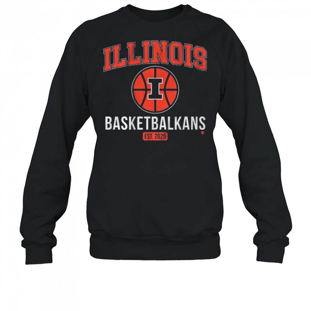Illinois Basketbalkans Est 2025 Shirt Sweatshirt