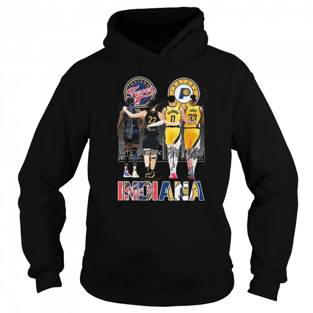 Indiana Fever x Indiana Pacers Signatures 2025 Shirt Sweatshirt