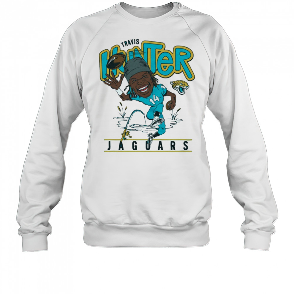 Jacksonville Jaguars NFL Football Travis Hunter Caricature 2025 t-shirt Sweatshirt