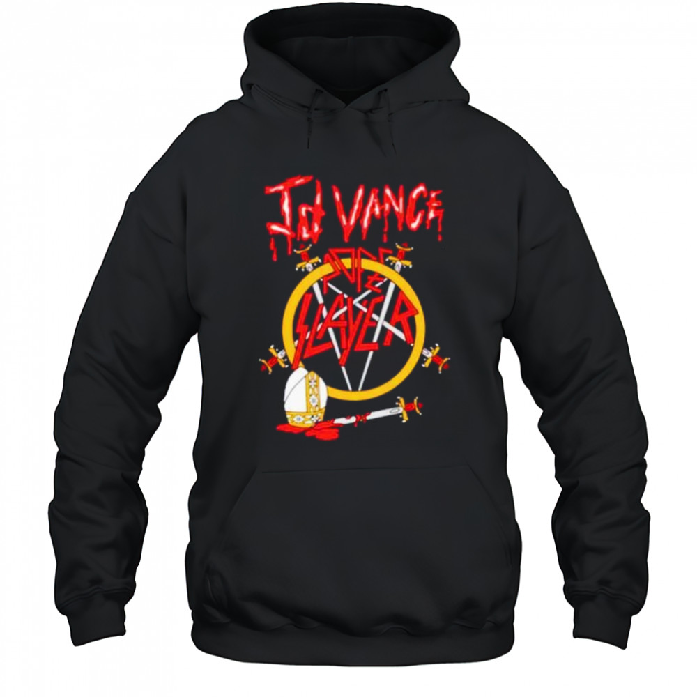 JD Vance pope slayer band swords shirt Hoodie