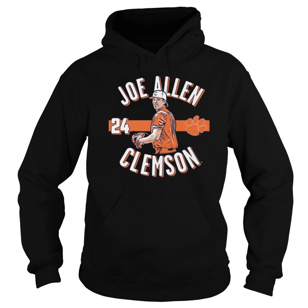 Joe Allen 24 Clemson Tigers Baseball NCAA Division I Illustrated t-shirt Sweatshirt