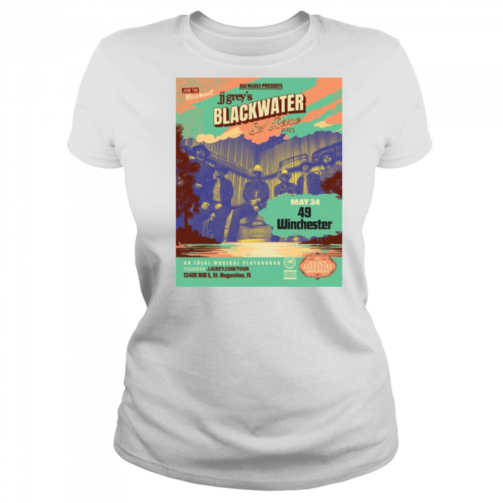 Join The Movement JJ Grey’s Blackwater Sol Revue May 24-25 2025 Winchester Poster t-shirt Women's T-shirt