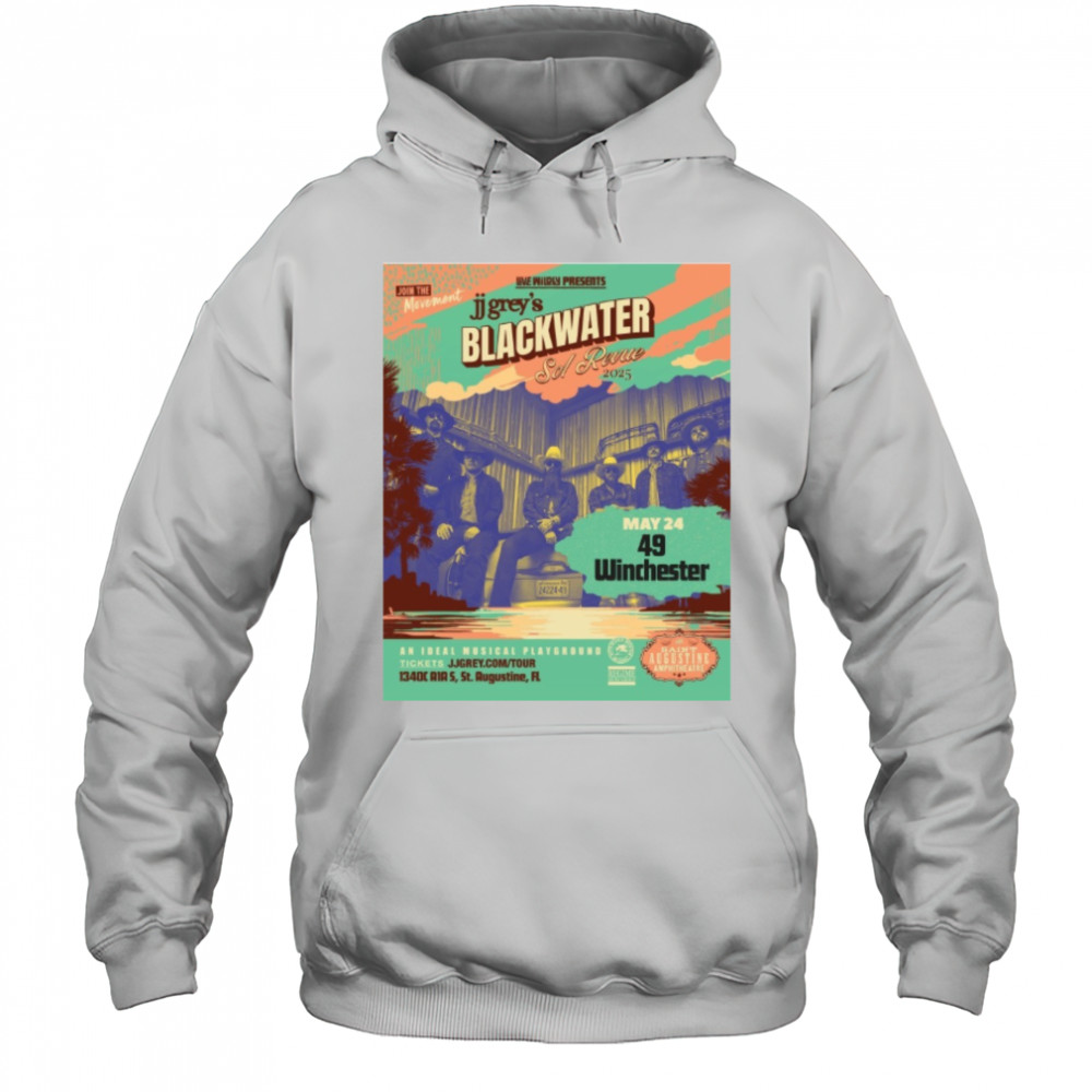 Join The Movement JJ Grey’s Blackwater Sol Revue May 24-25 2025 Winchester Poster t-shirt Hoodie