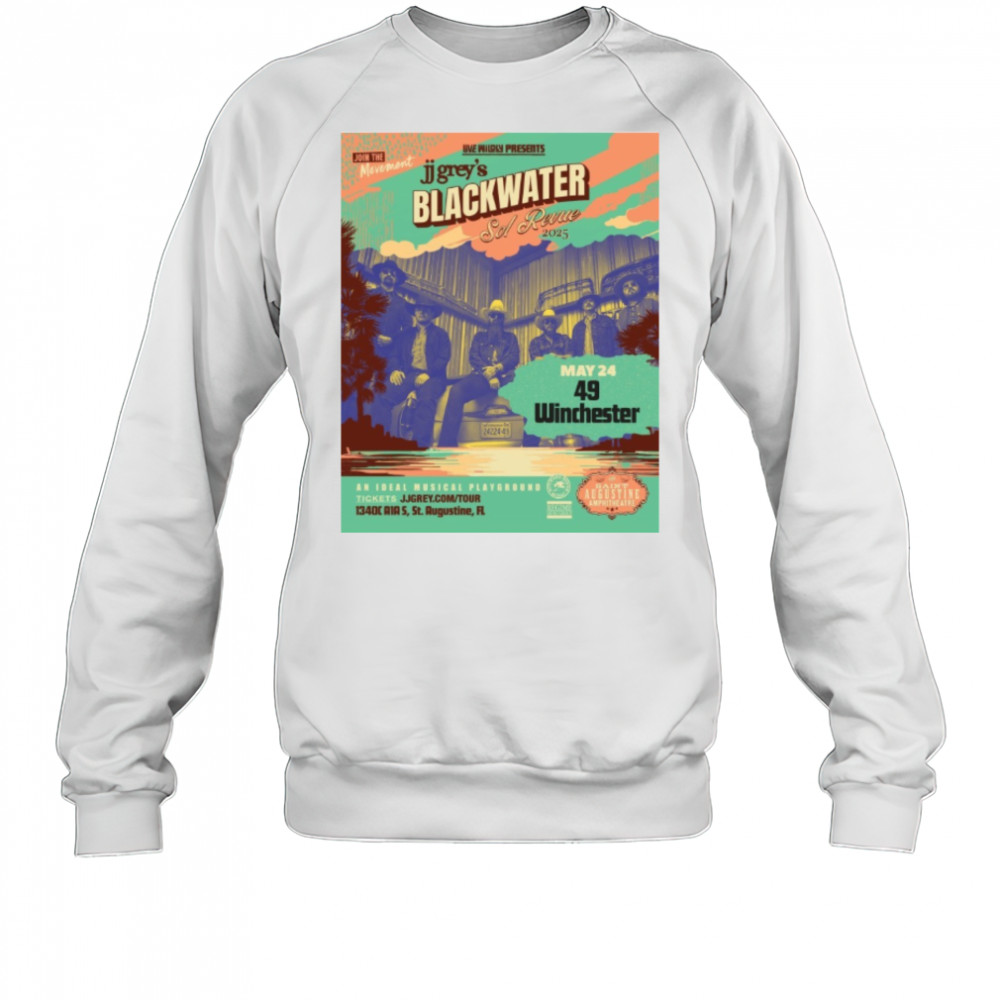 Join The Movement JJ Grey’s Blackwater Sol Revue May 24-25 2025 Winchester Poster t-shirt Sweatshirt