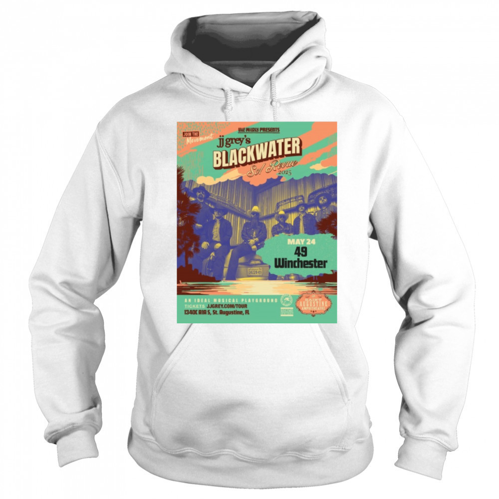 Join The Movement JJ Grey’s Blackwater Sol Revue May 24-25 2025 Winchester Poster t-shirt Sweatshirt