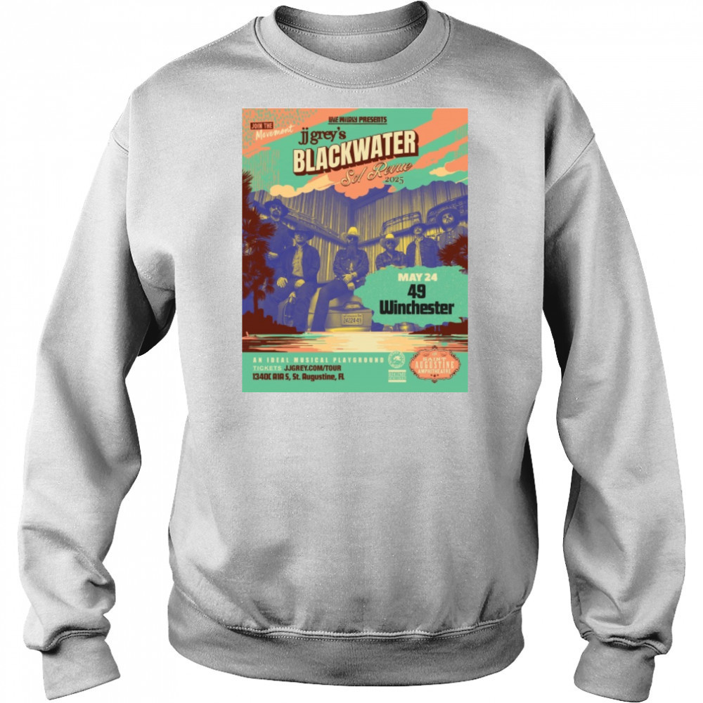Join The Movement JJ Grey’s Blackwater Sol Revue May 24-25 2025 Winchester Poster t-shirt Hoodie