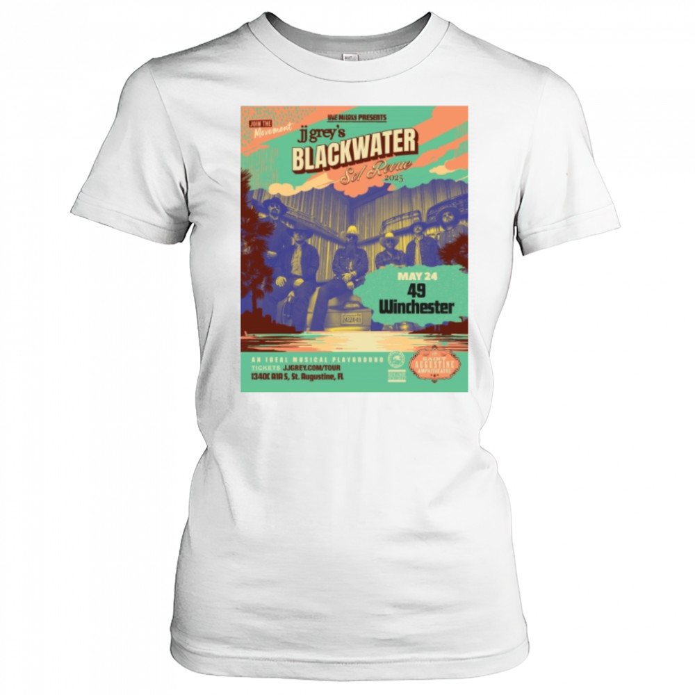 Join The Movement JJ Grey’s Blackwater Sol Revue May 24-25 2025 Winchester Poster t-shirt Women's T-shirt