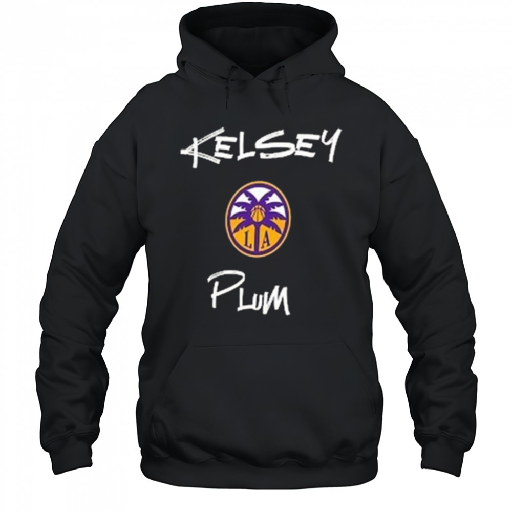 Kelsey Plum Los Angeles Sparks Boxy Signature Shirt Hoodie