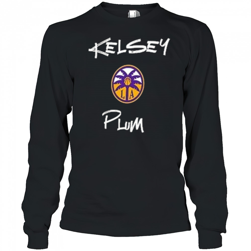 Kelsey Plum Los Angeles Sparks Boxy Signature Shirt Long Sleeved