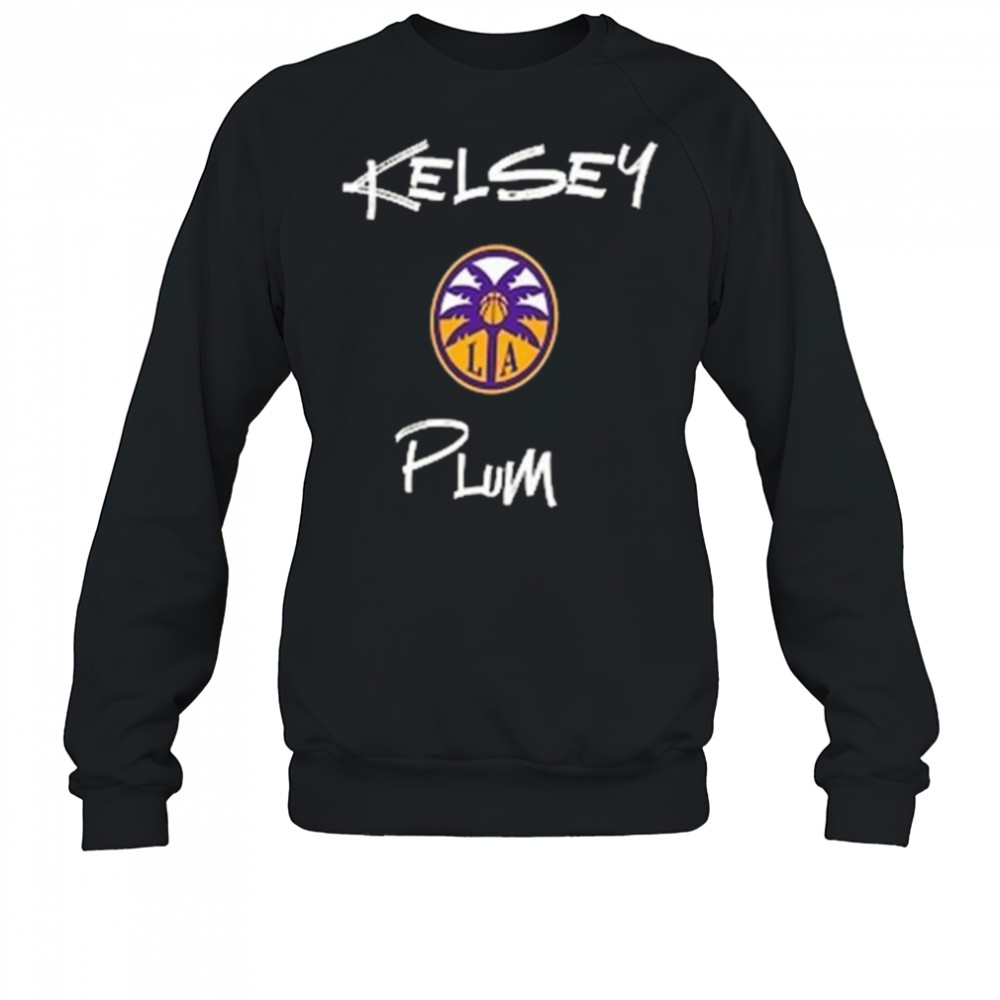 Kelsey Plum Los Angeles Sparks Boxy Signature Shirt Sweatshirt