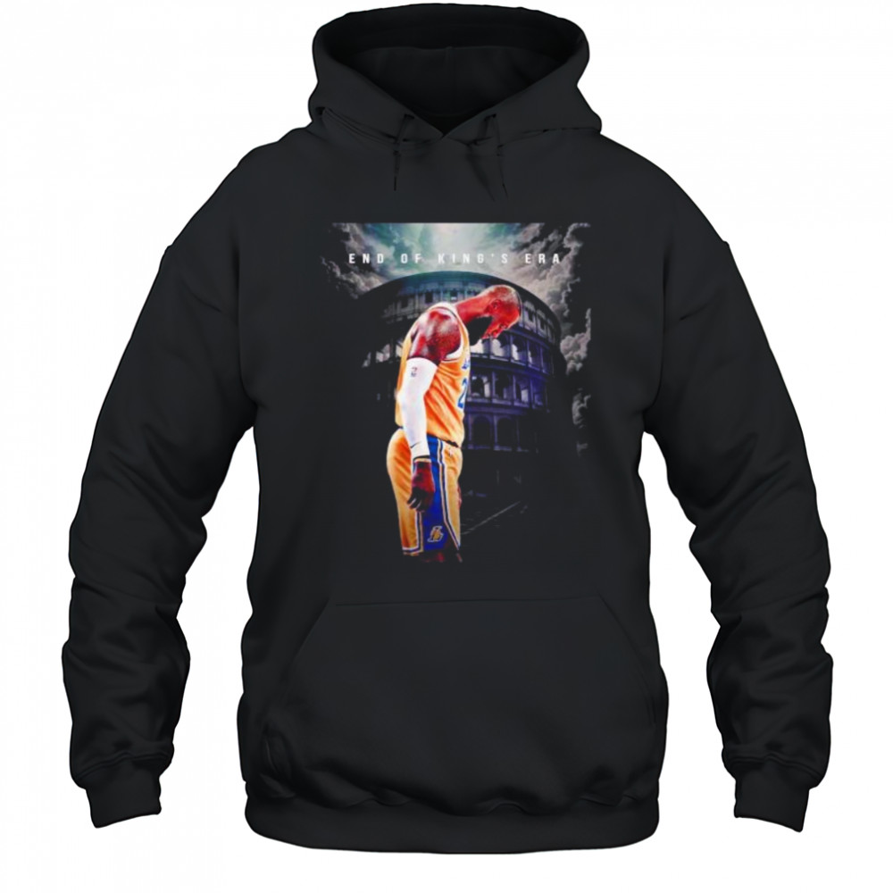LeBron James Los Angeles Lakers end of King’s era shirt Hoodie