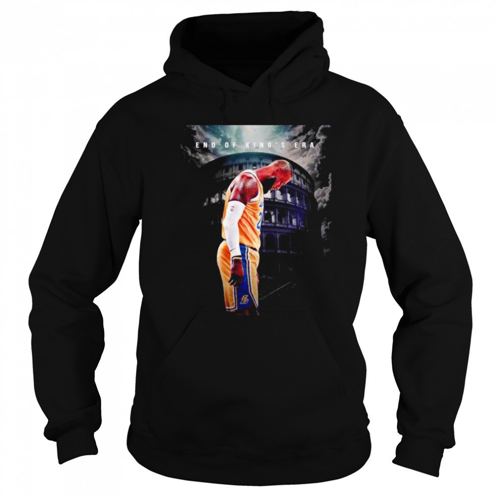 LeBron James Los Angeles Lakers end of King’s era shirt Sweatshirt