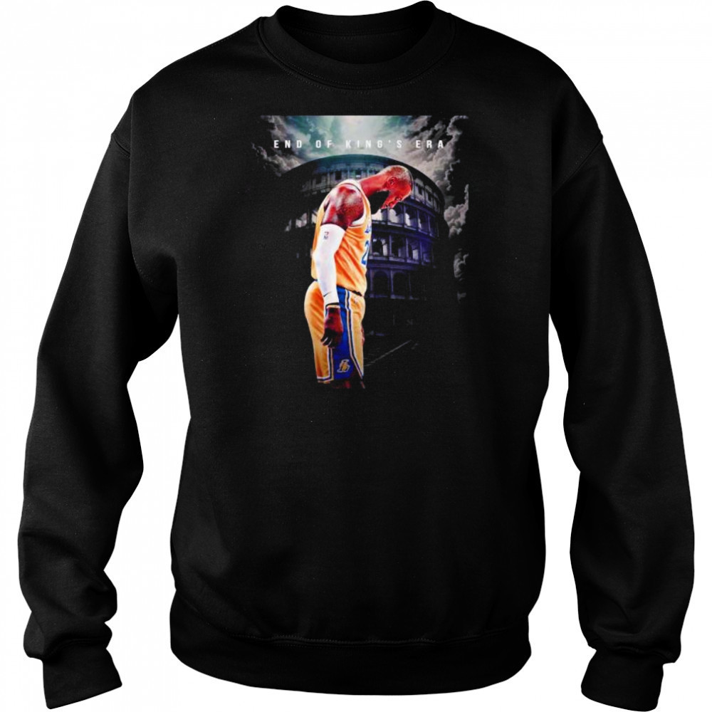 LeBron James Los Angeles Lakers end of King’s era shirt Hoodie