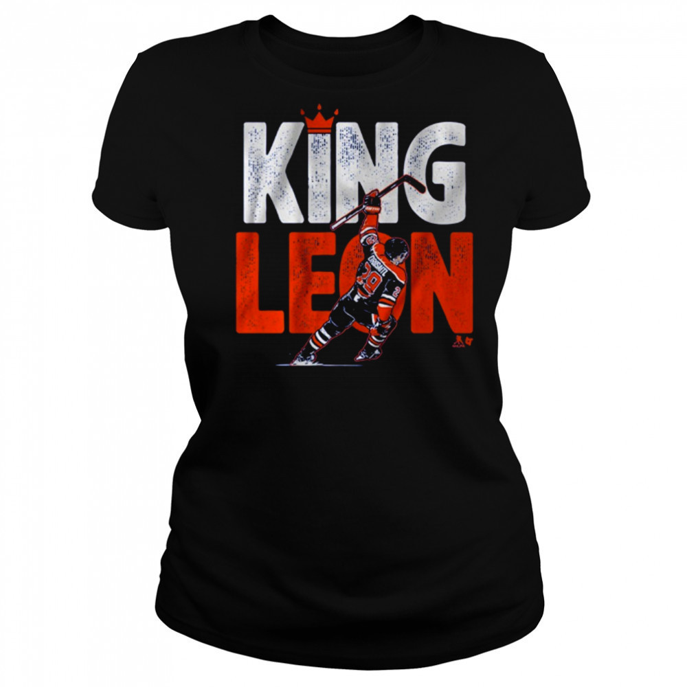 Leon Draisaitl King Leon Edmonton Oilers Hockey 2025 t-shirt Women's T-shirt