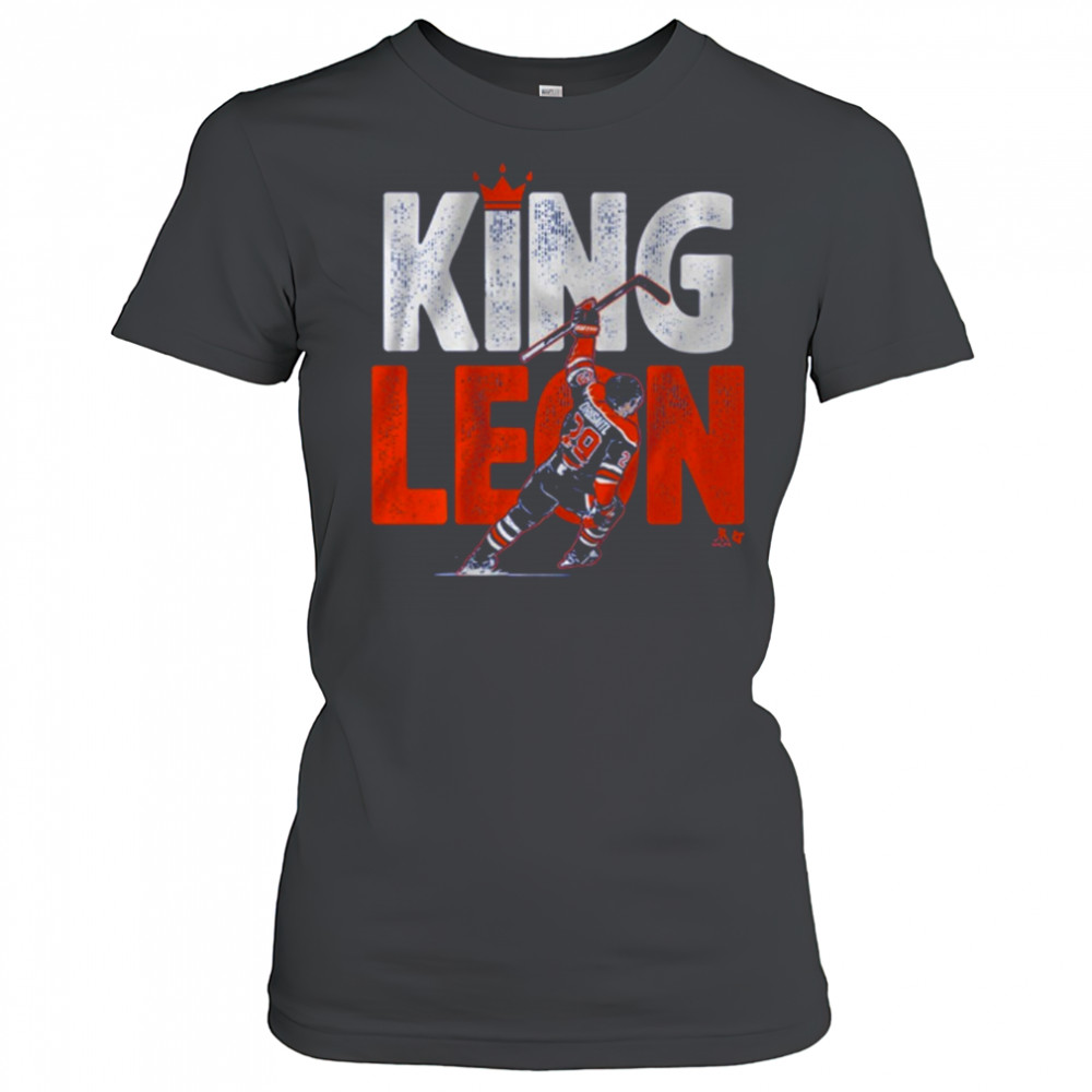 Leon Draisaitl King Leon Edmonton Oilers Hockey 2025 t-shirt Women's T-shirt