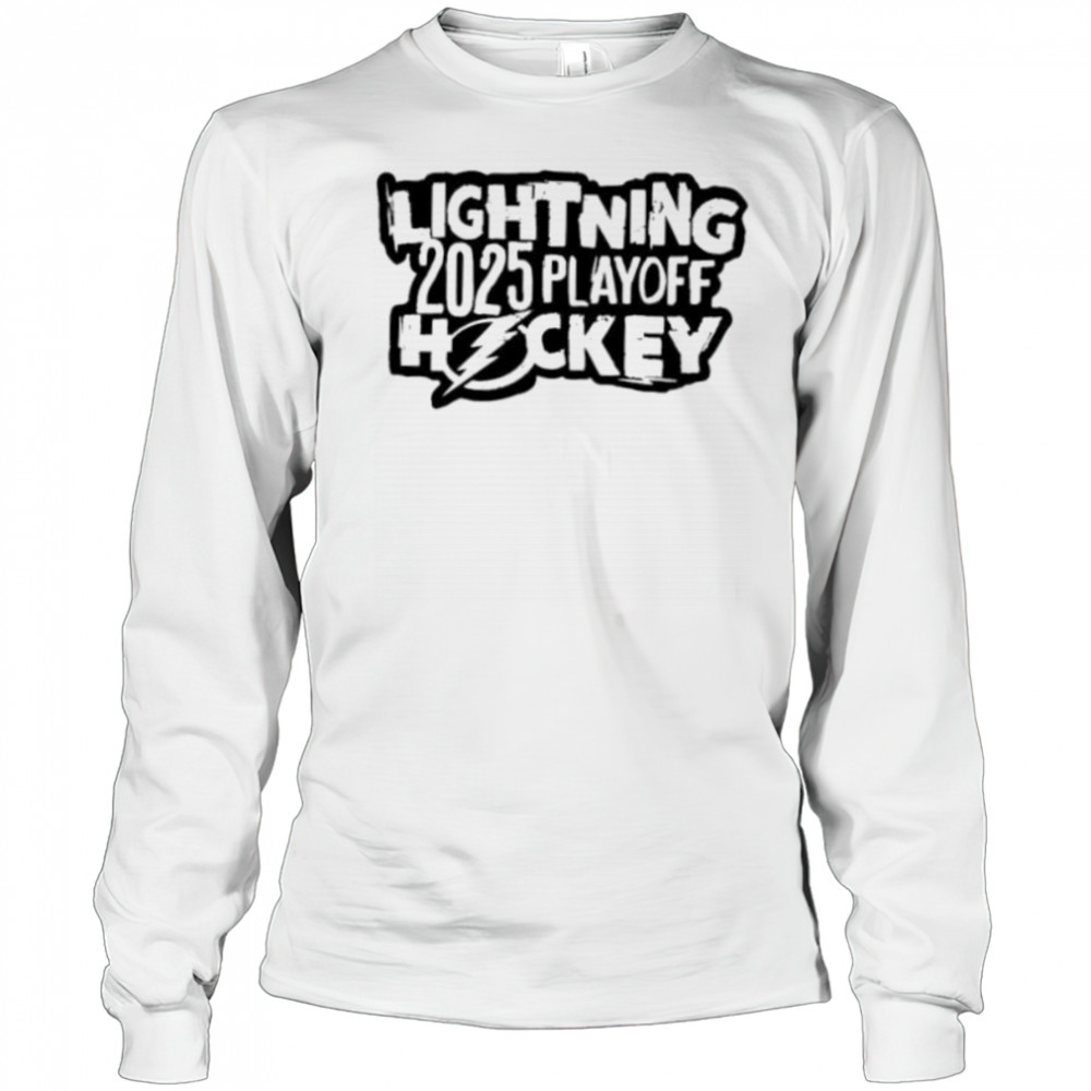Lightning playoffs hockey 2025 Tampa Bay Lightning shirt Long Sleeved