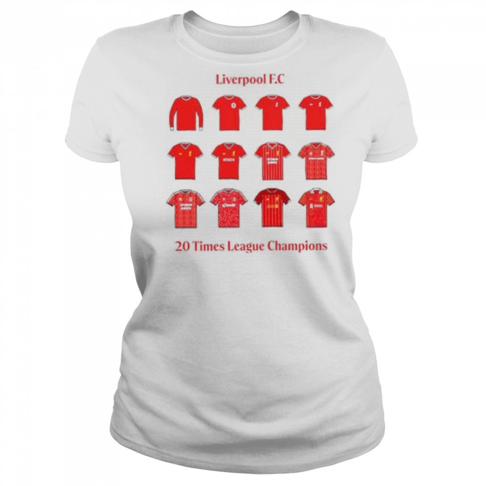 Liverpool FC 20 times league champions winners shirt Women's T-shirt