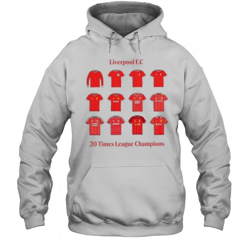 Liverpool FC 20 times league champions winners shirt Hoodie