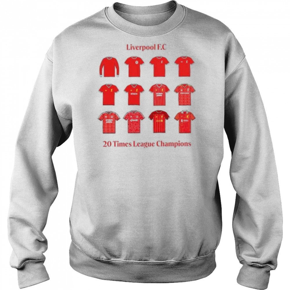 Liverpool FC 20 times league champions winners shirt Hoodie
