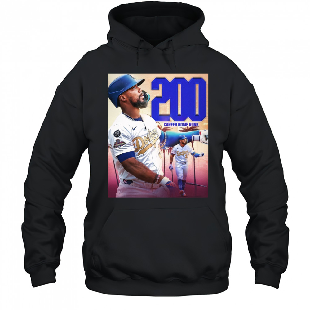 Los Angeles Dodgers Win Pittsburgh Pirates Teoscar Hernández 200 Career Home Runs Poster t-shirt Hoodie