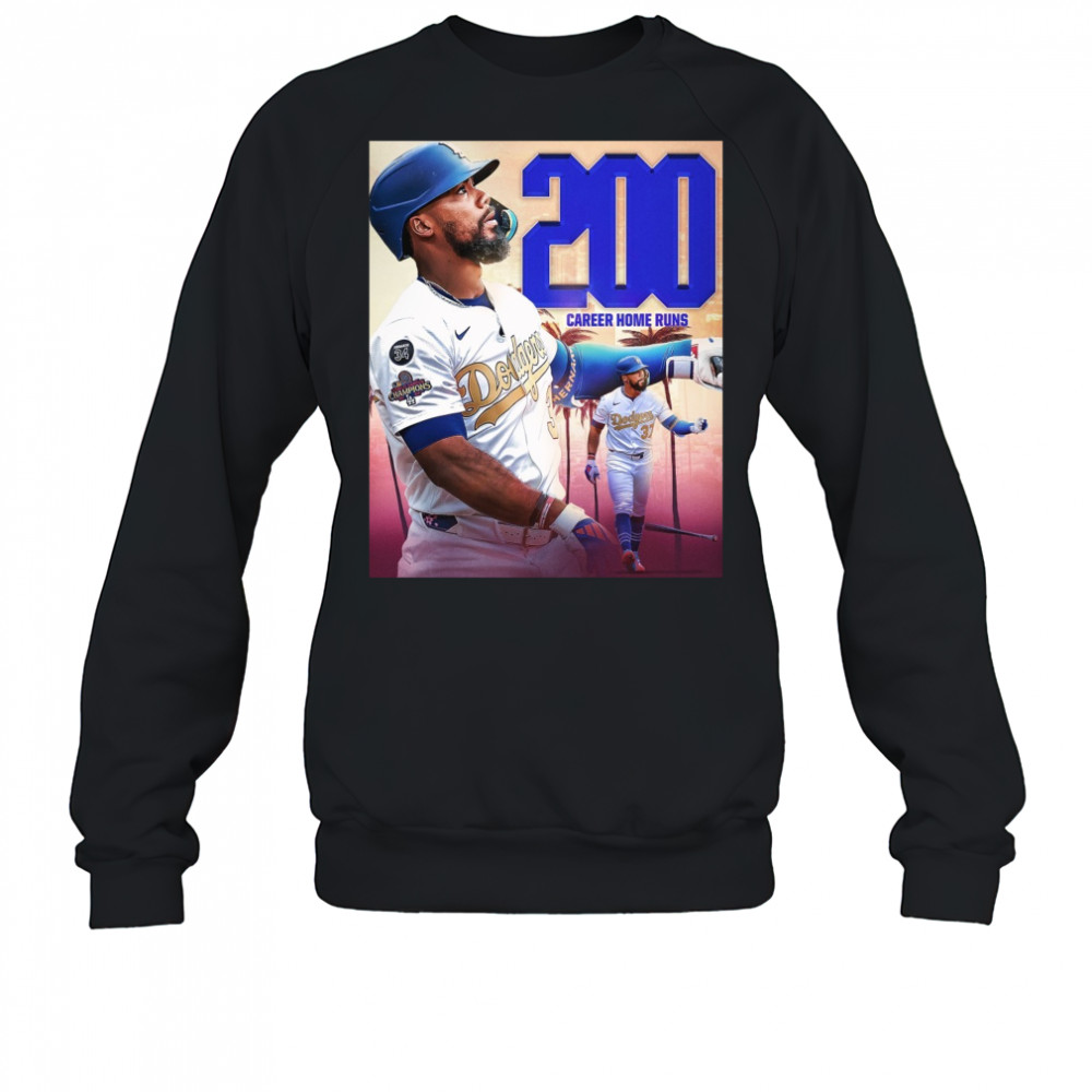 Los Angeles Dodgers Win Pittsburgh Pirates Teoscar Hernández 200 Career Home Runs Poster t-shirt Sweatshirt