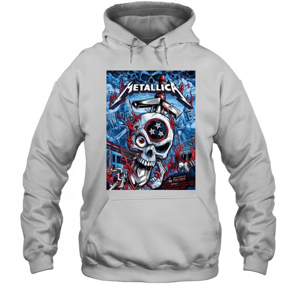 Metallica M72 North American Tour 2025 Exclusive M72 Nashville On May 1 2025 t-shirt Hoodie