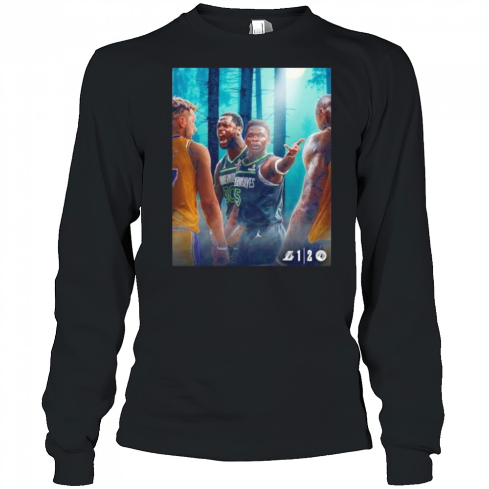 Minnesota Timberwolves beat Los Angeles Lakers win shirt Long Sleeved
