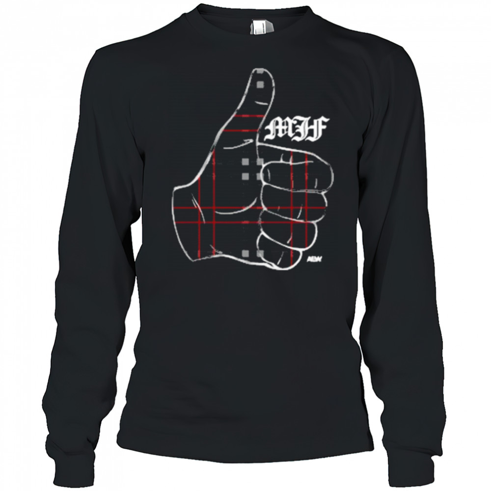 MJF – Thumbs Up AEW t-shirt Long Sleeved