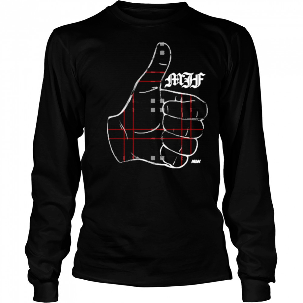 MJF – Thumbs Up AEW t-shirt Long Sleeved