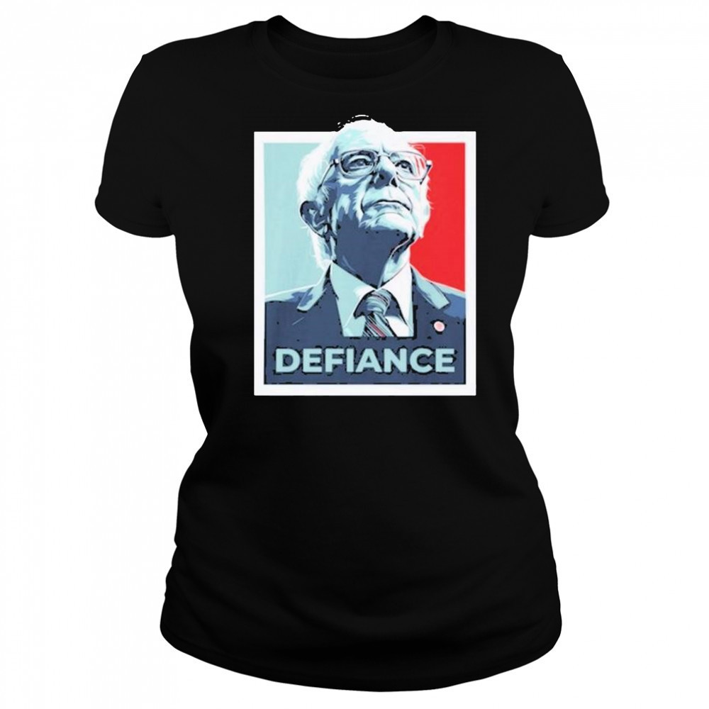 Murderedbyaoc Bernie Sanders Defiance 2025 t-shirt Women's T-shirt