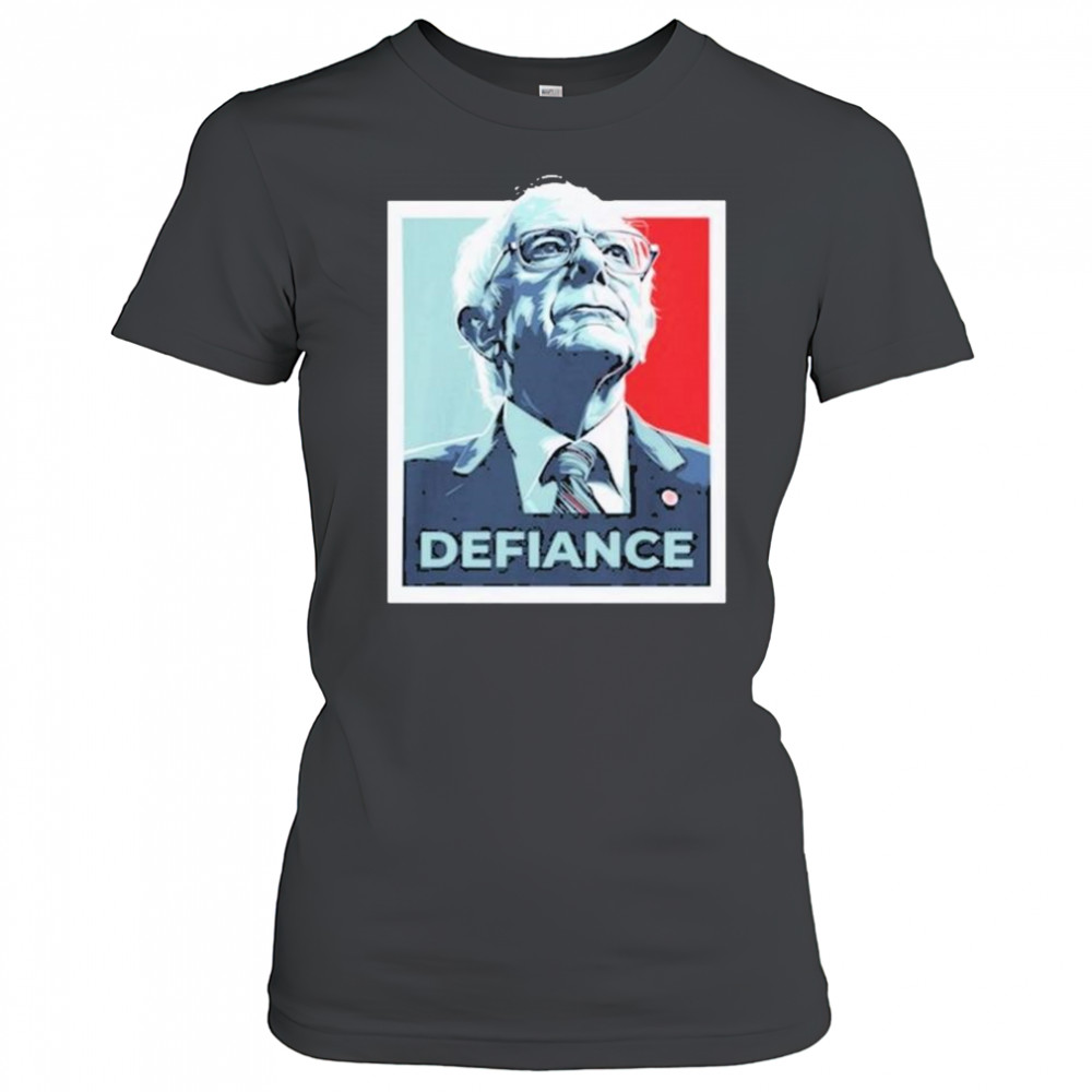 Murderedbyaoc Bernie Sanders Defiance 2025 t-shirt Women's T-shirt
