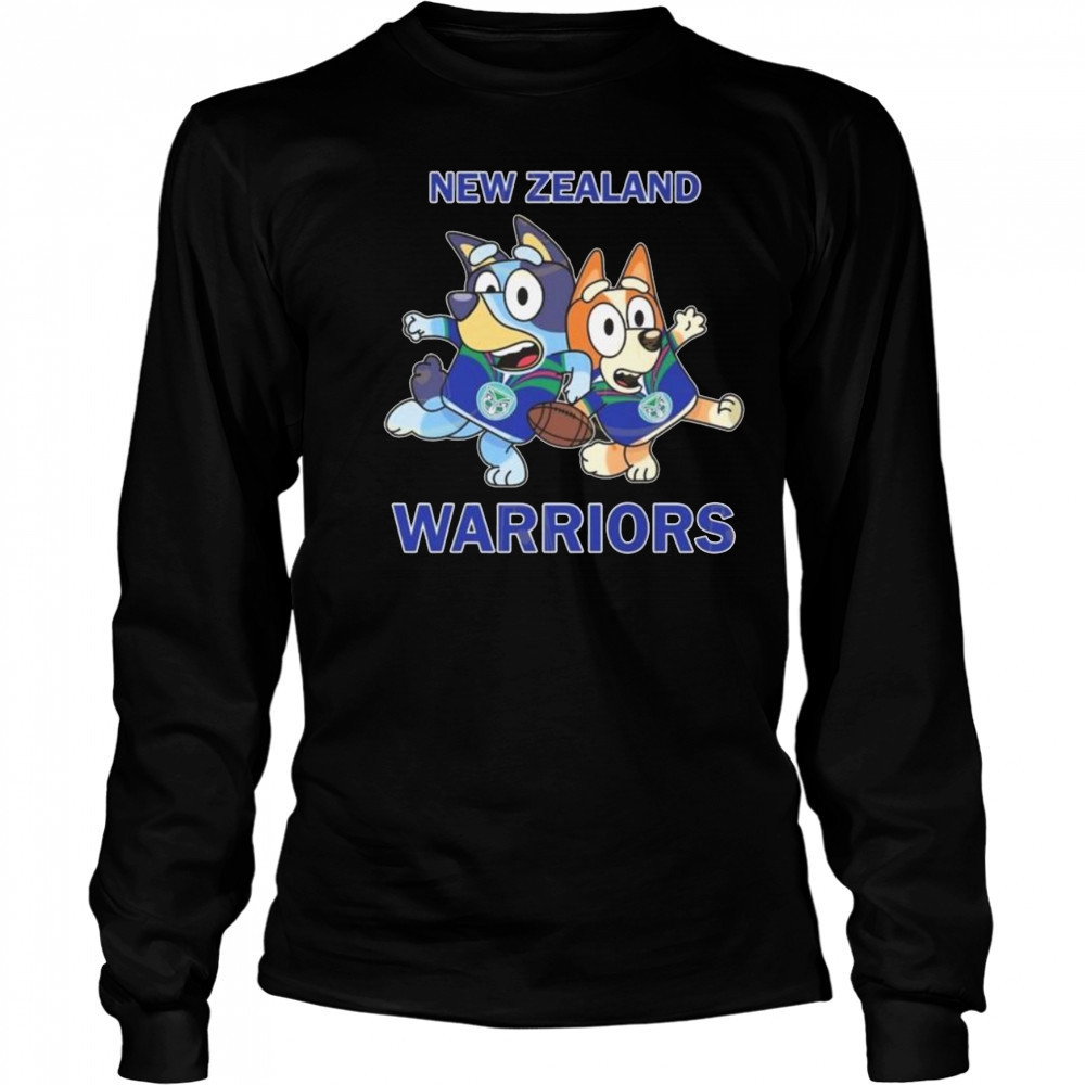 New Zealand Warriors Bluey Shirt Long Sleeved