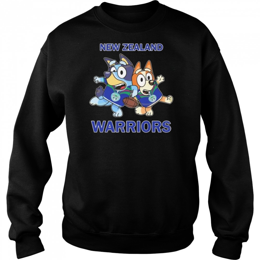 New Zealand Warriors Bluey Shirt Hoodie