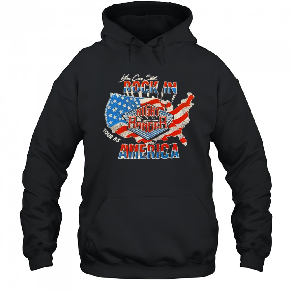Night Ranger USA Rock In America Shirt Hoodie