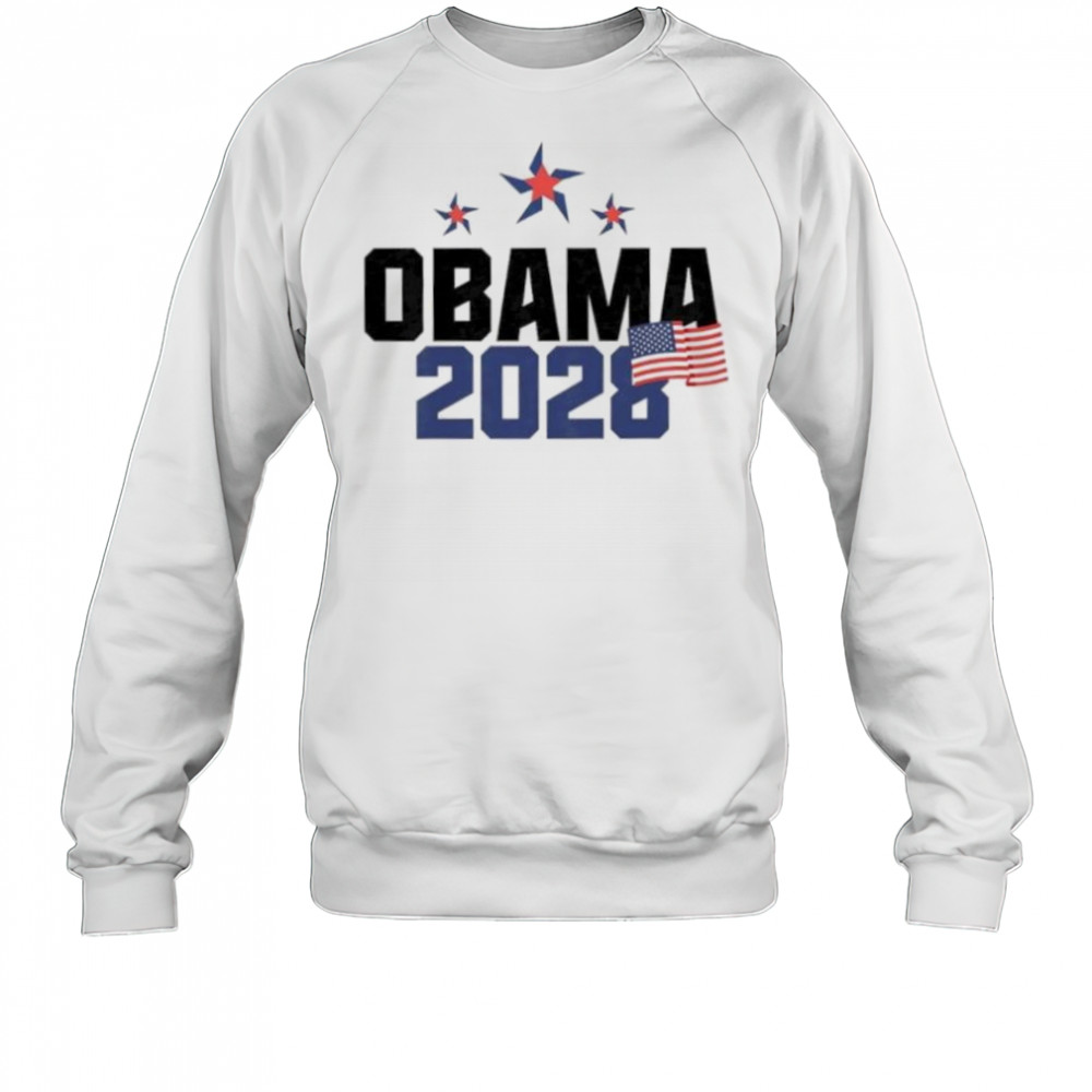 Obama 2028 grunge flag shirt Sweatshirt