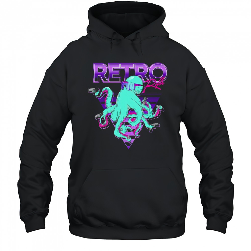 Octoglock Retro Rifle T-shirt Hoodie
