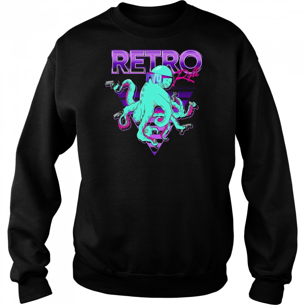 Octoglock Retro Rifle T-shirt Hoodie