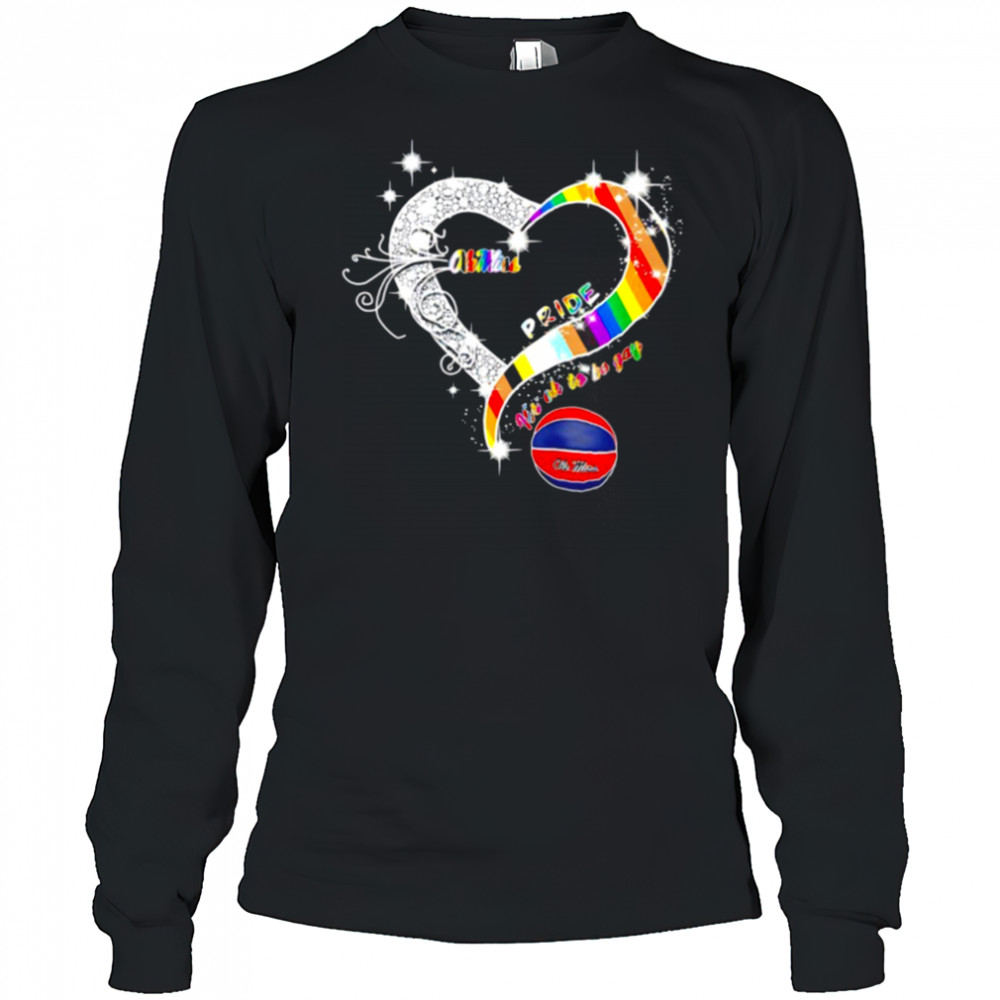 Ole Miss Rebels Pride it’s ok to be gay shirt Long Sleeved