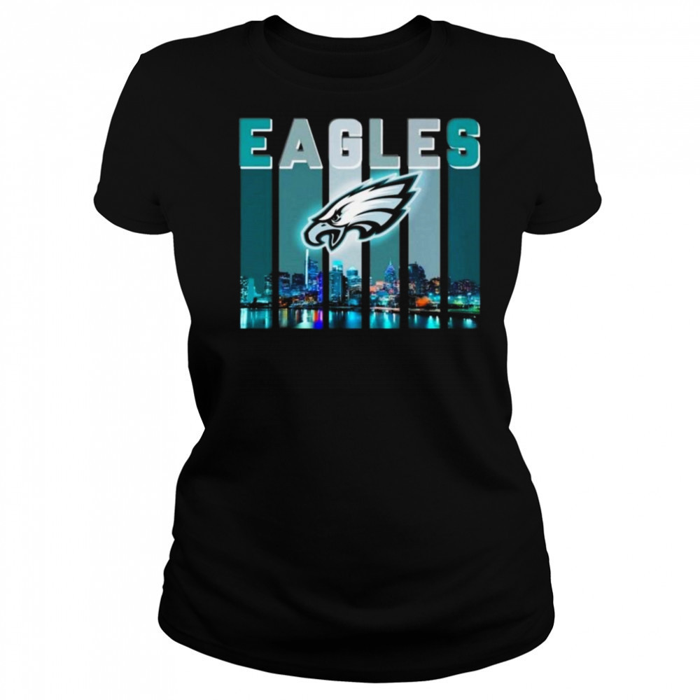 Philadelphia Eagles 2025 Skyline City Shirt Women's T-shirt